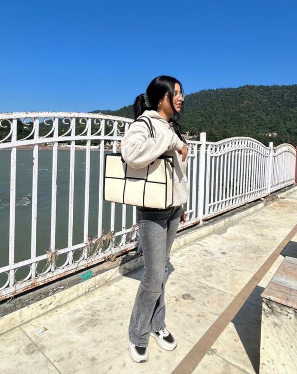 ACE TOTE BAG | MEDIUM | BROWN & BEIGE