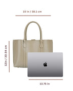 CHARLOTTE TOTE BAG | GREY | MEDIUM