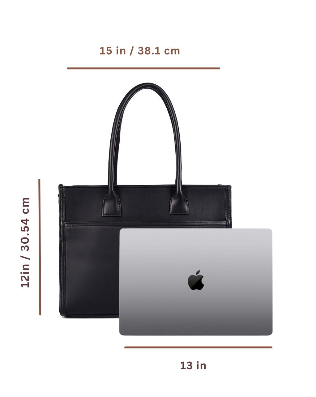 Candice Tote All Black - Medium + 3 Free Gifts