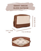 WORKAHOLIC COMBO | BROWN AND BEIGE