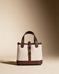 SYLVIE SLING BAG | BEIGE & BROWN
