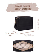RACHEL TOTE  MEDIUM | BLACK & BEIGE + 3 FREE GIFTS