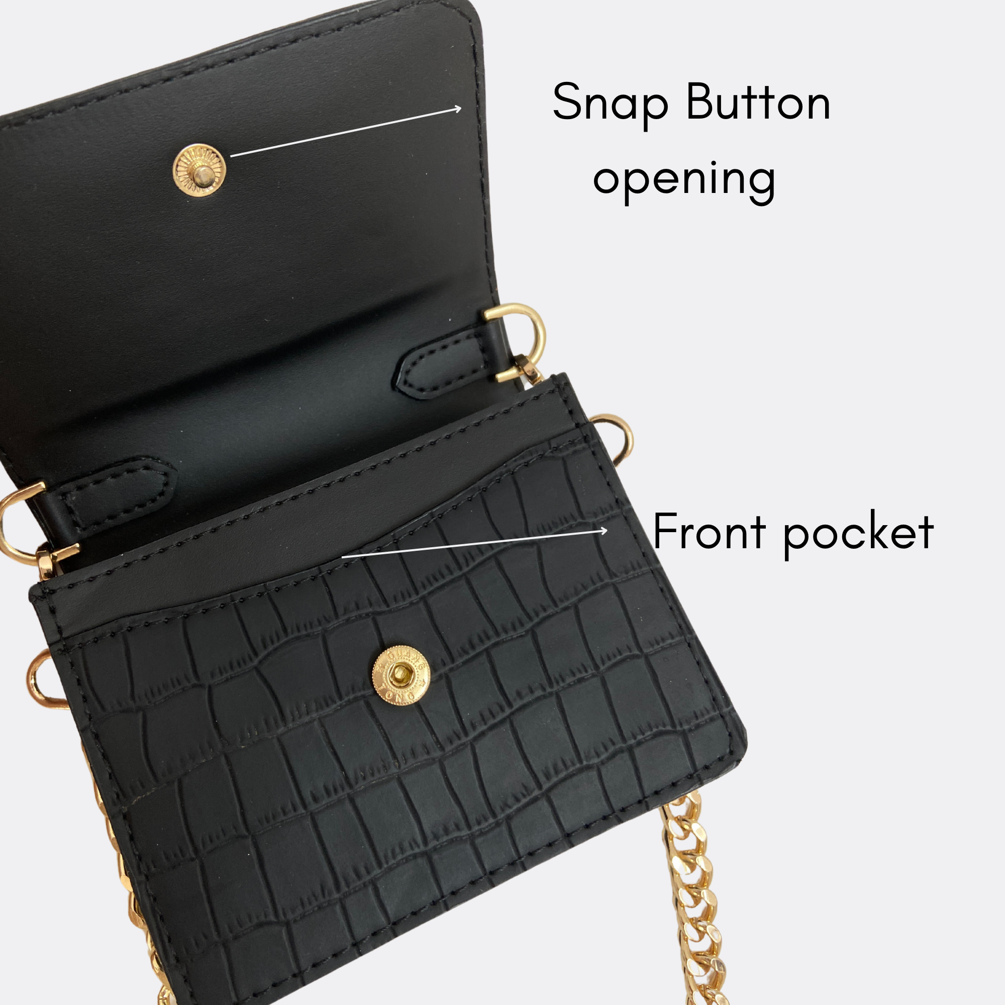 DONNA SLING BAG | BLACK | MICRO