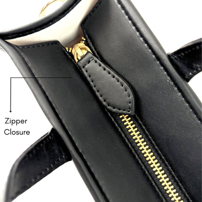 HAZEL MULTIPLE COMPARTMENTS | MEDIUM | BLACK