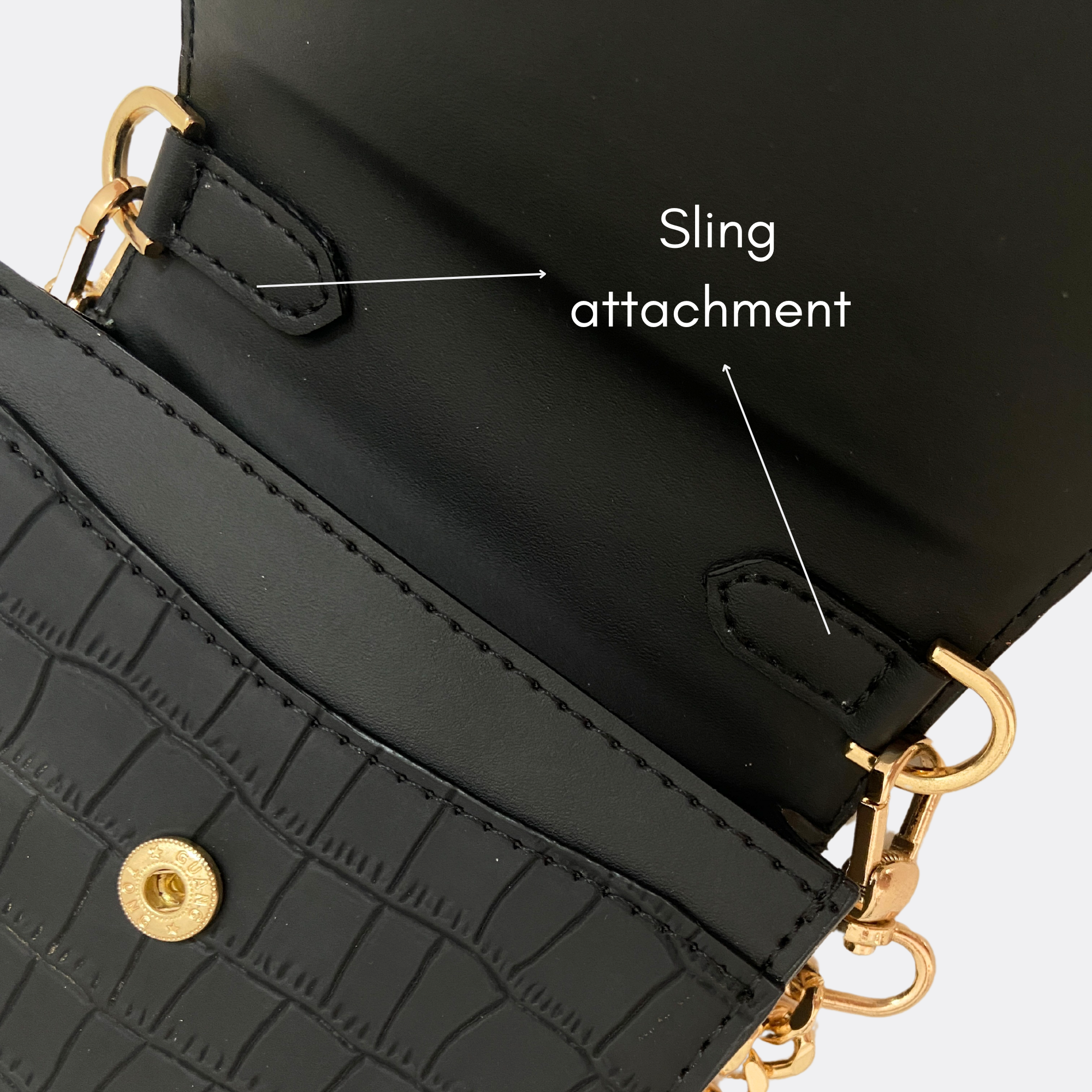 DONNA SLING BAG | BLACK | MICRO