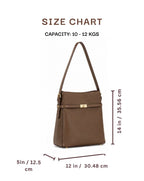 ROSE BUCKET BAG | MOCHA