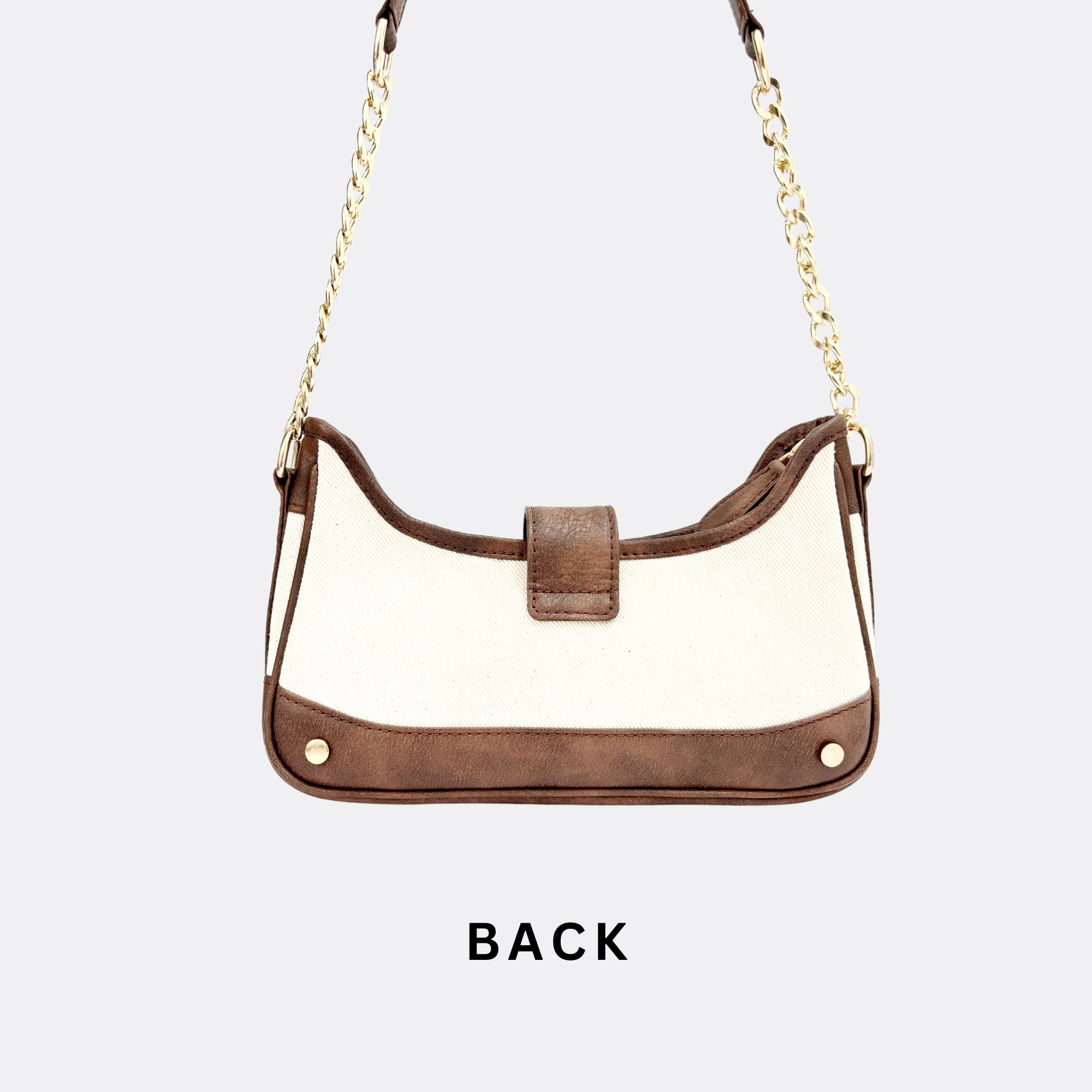 RUMI HANDBAG | BROWN & BEIGE