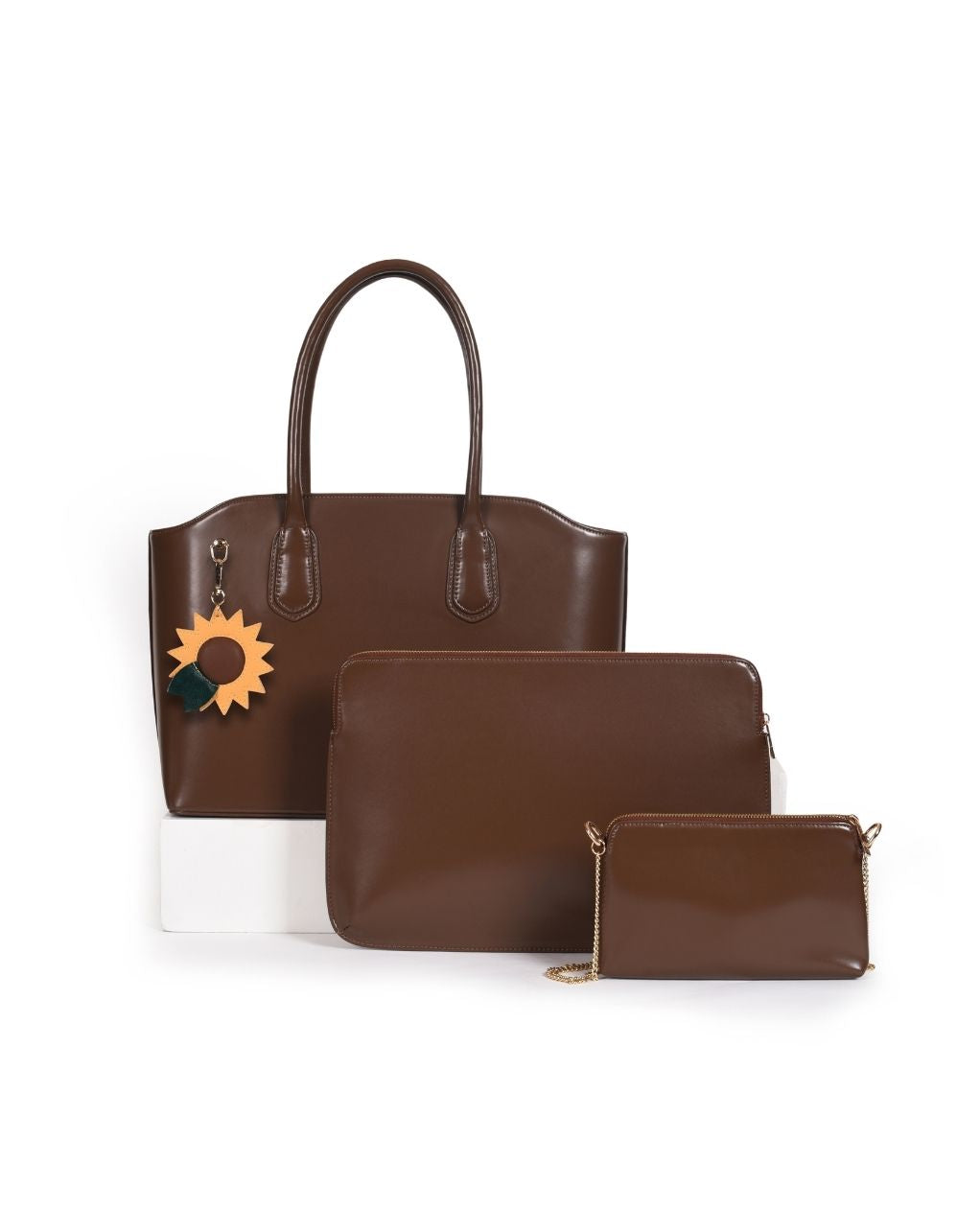 BLESSY TOTE  MOCHA + 3 FREE GIFTS