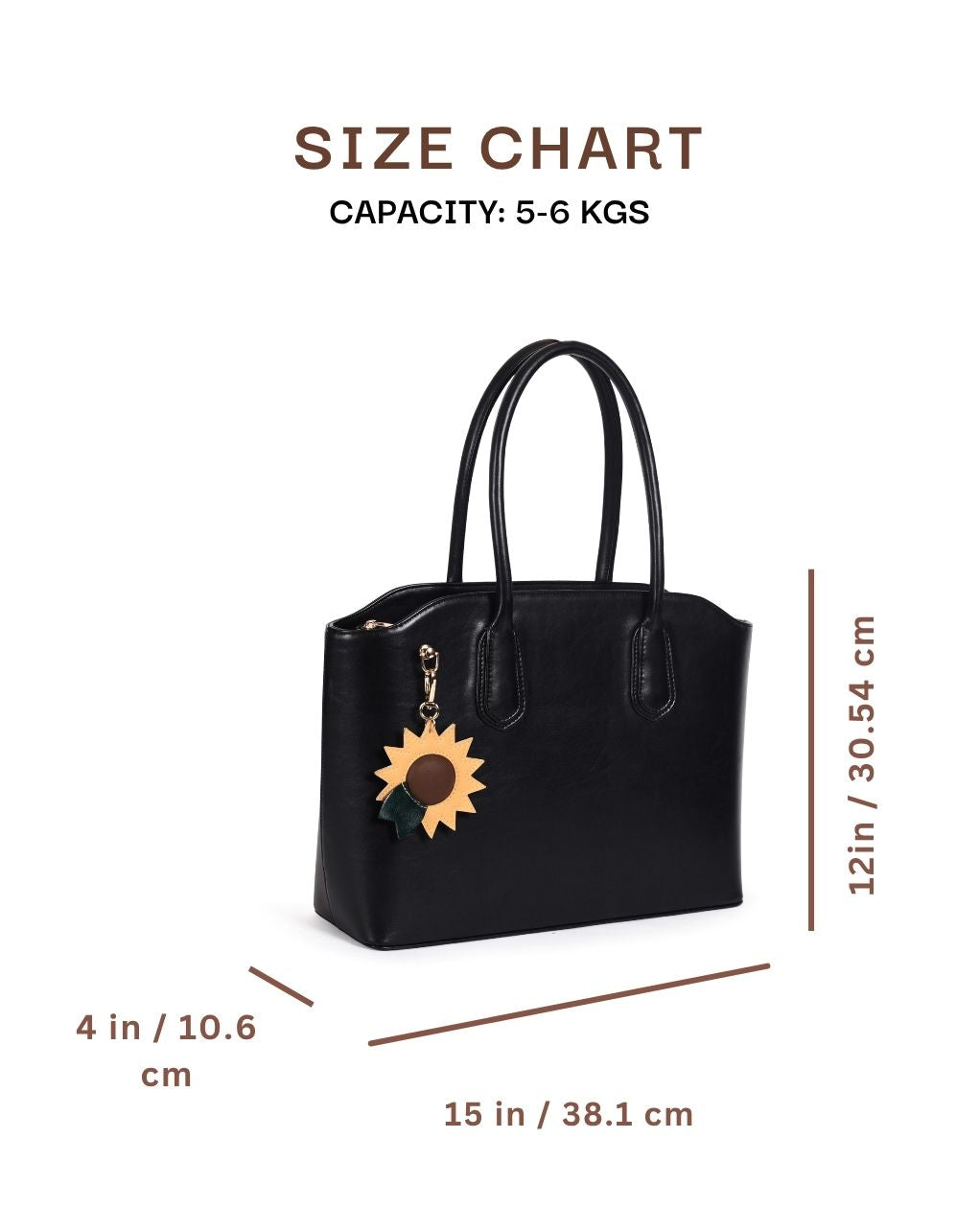 CAROLYN TOTE  BLACK + 3 FREE GIFTS
