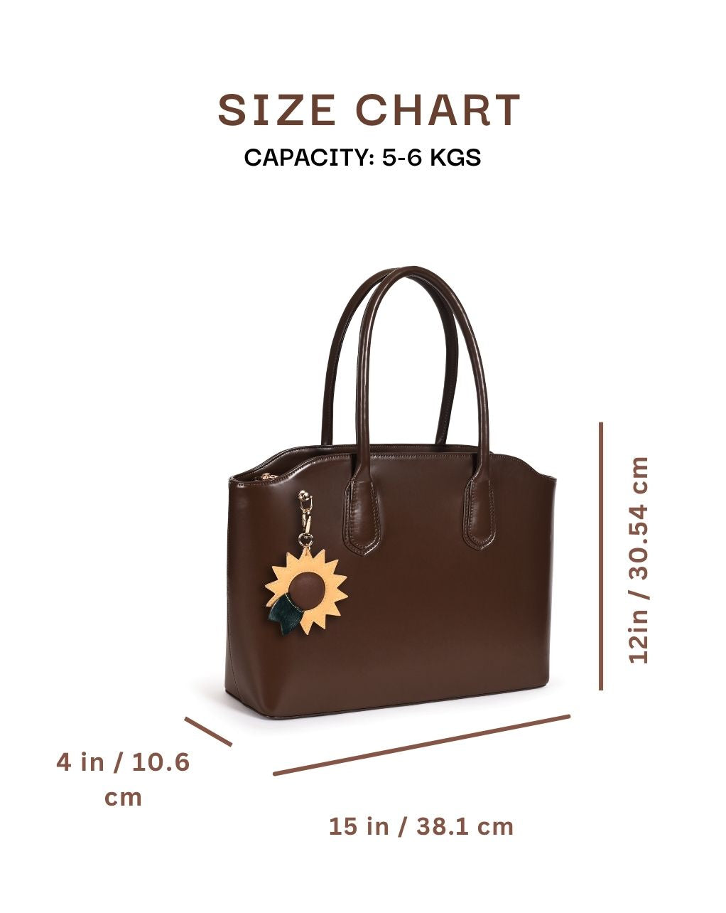 CAROLYN TOTE  MOCHA + 3 FREE GIFTS