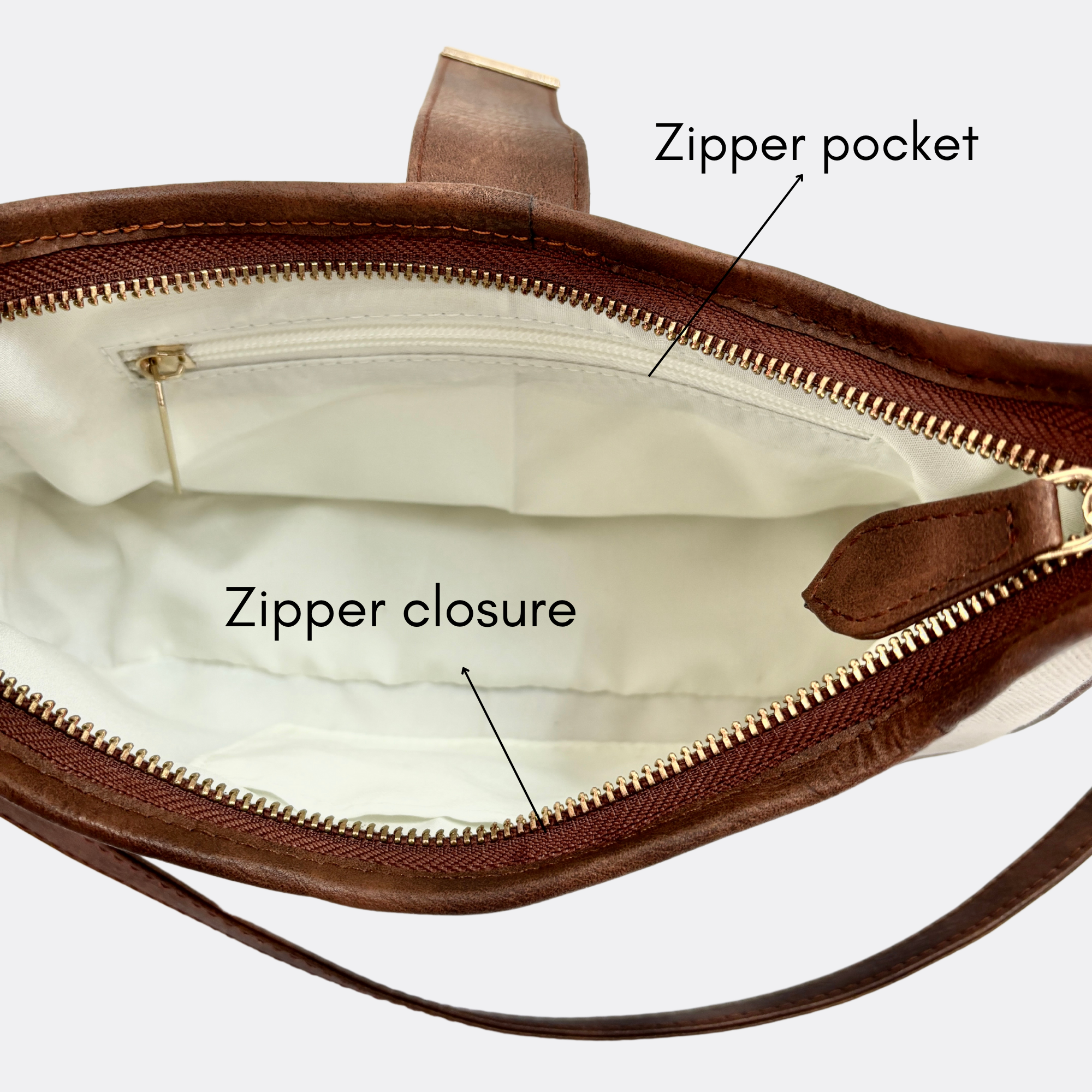 RUMI HANDBAG | BROWN & BEIGE