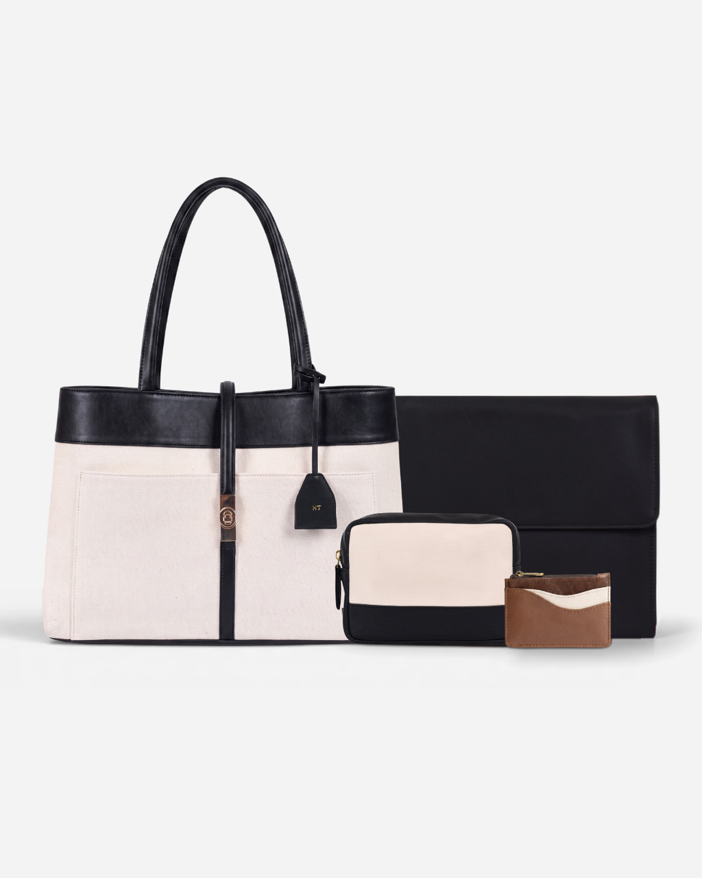Mindy Tote Black - Large + 3 Free Gifts