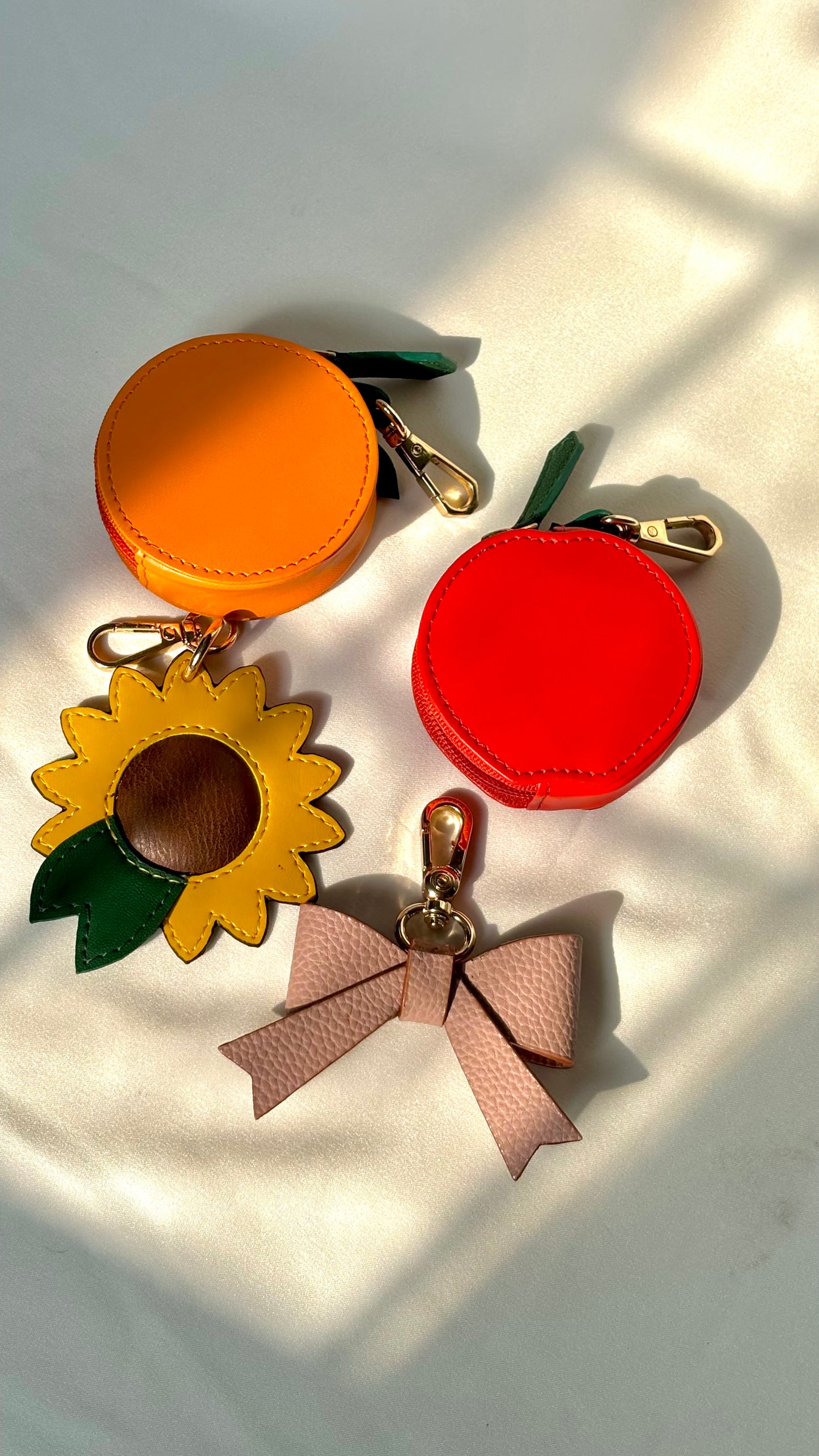 Orange Bag Charm