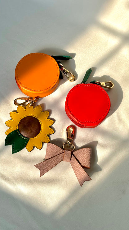 Orange Bag Charm