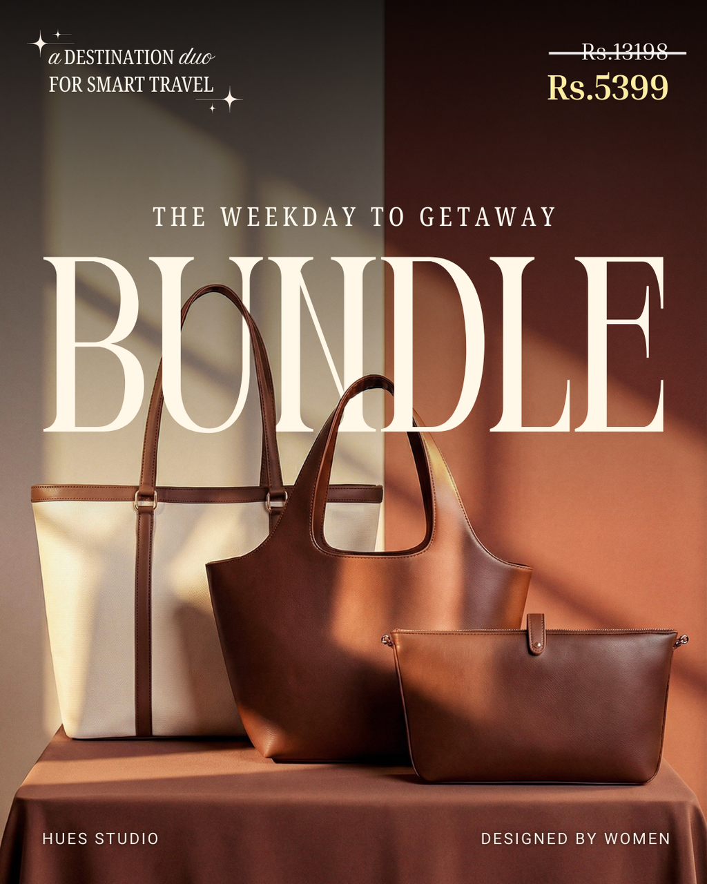 THE DESTINATION COMBO | Made for easy travel