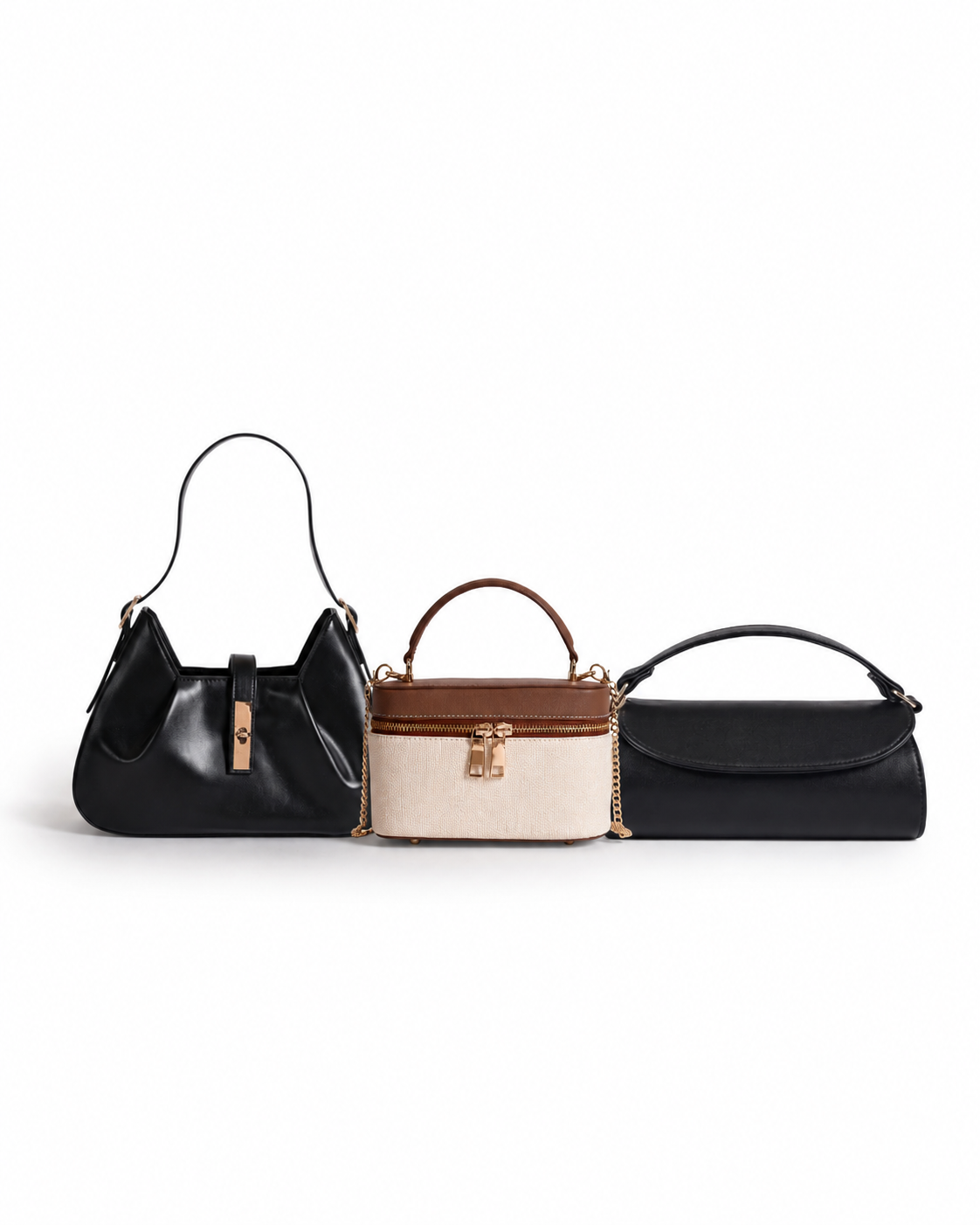 The Luxe Sling Combo | Black & Brown