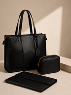 Ace Tote All Black - Medium + 3 Free Gifts