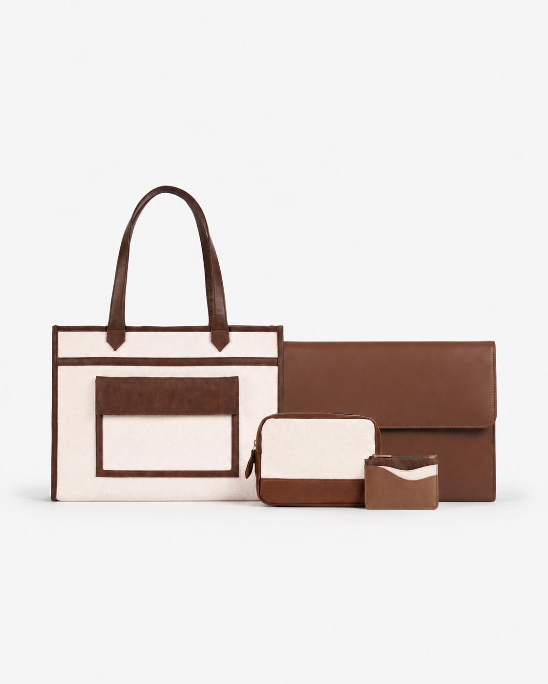 Hazel Tote - Medium | Brown + 3 Free Gifts