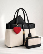 MINDY TOTE BLACK - LARGE + 3 FREE GIFTS