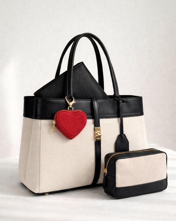 MINDY TOTE BLACK - LARGE + 3 FREE GIFTS