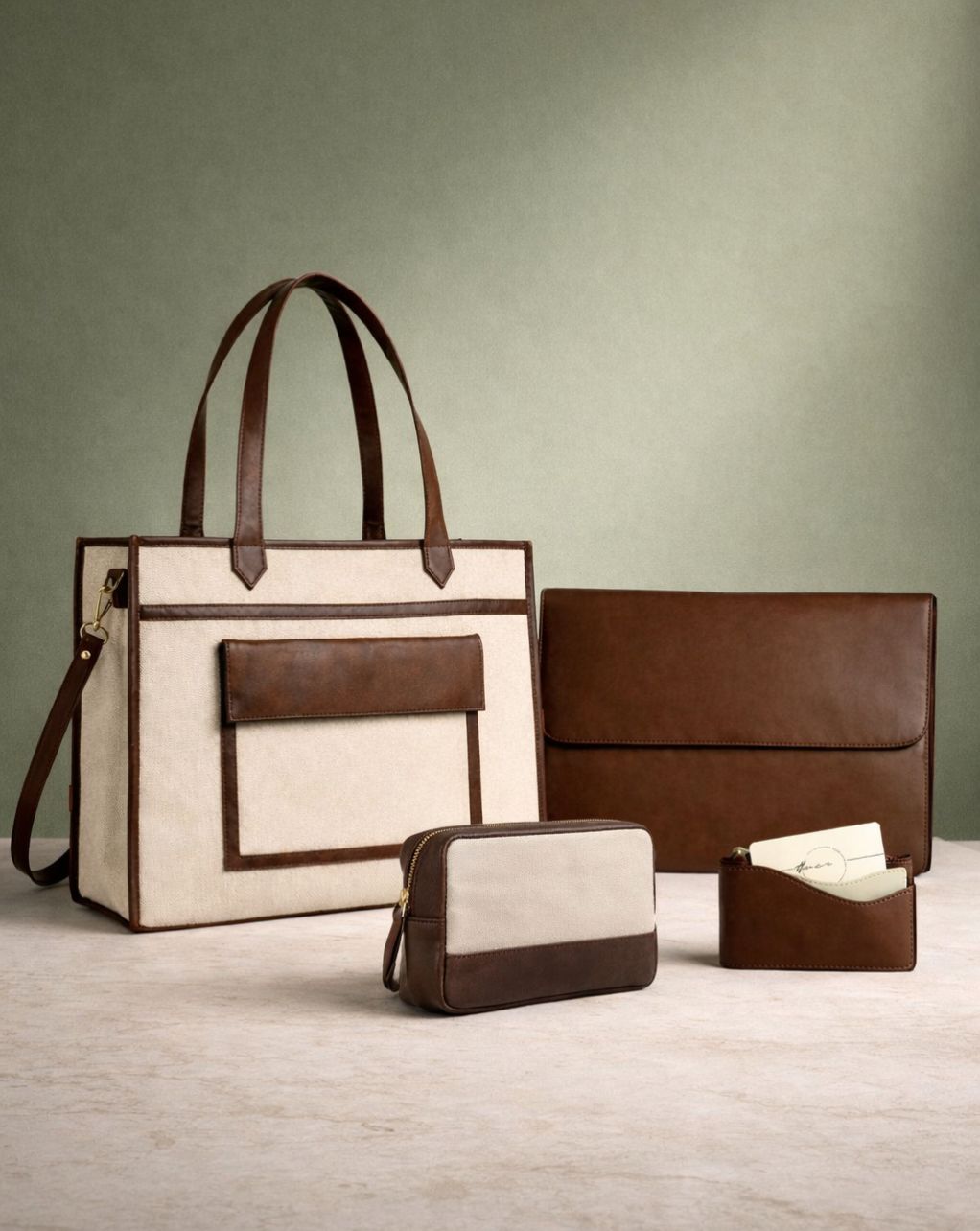 HAZEL TOTE - LARGE | BROWN + 3 FREE GIFTS