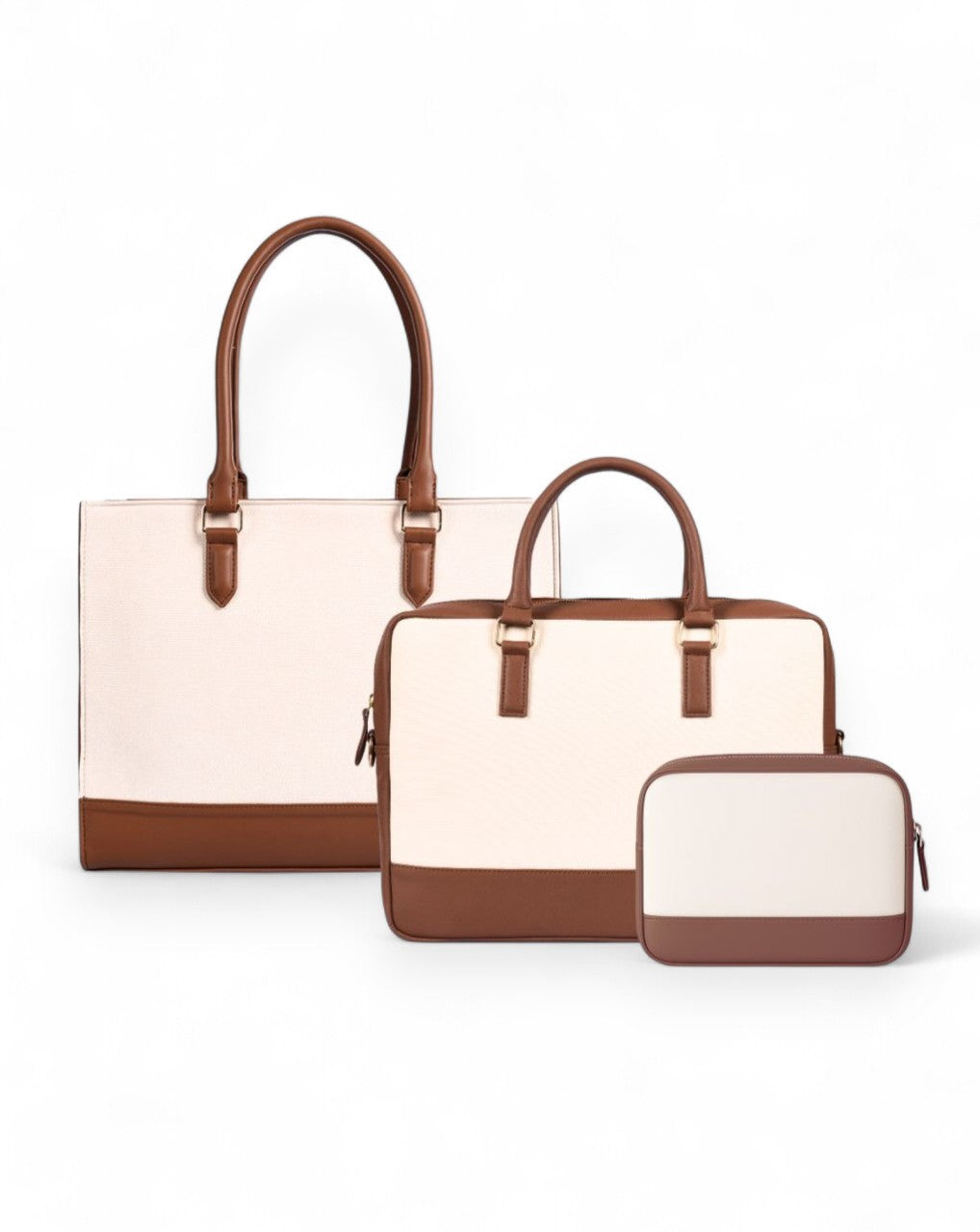 WORKAHOLIC COMBO | BROWN AND BEIGE