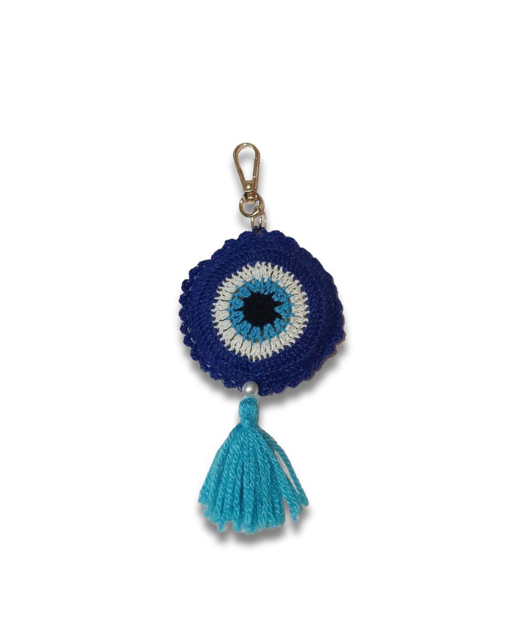 EVIL EYE CROCHET CHARM