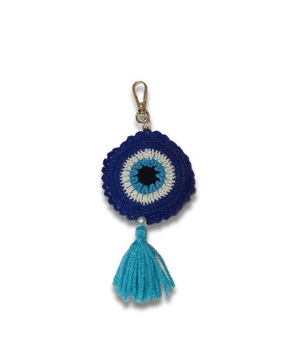 EVIL EYE CROCHET CHARM
