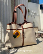 SUNFLOWER BAG CHARM