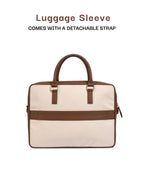 ROSS LAPTOP BAG | BROWN AND BEIGE