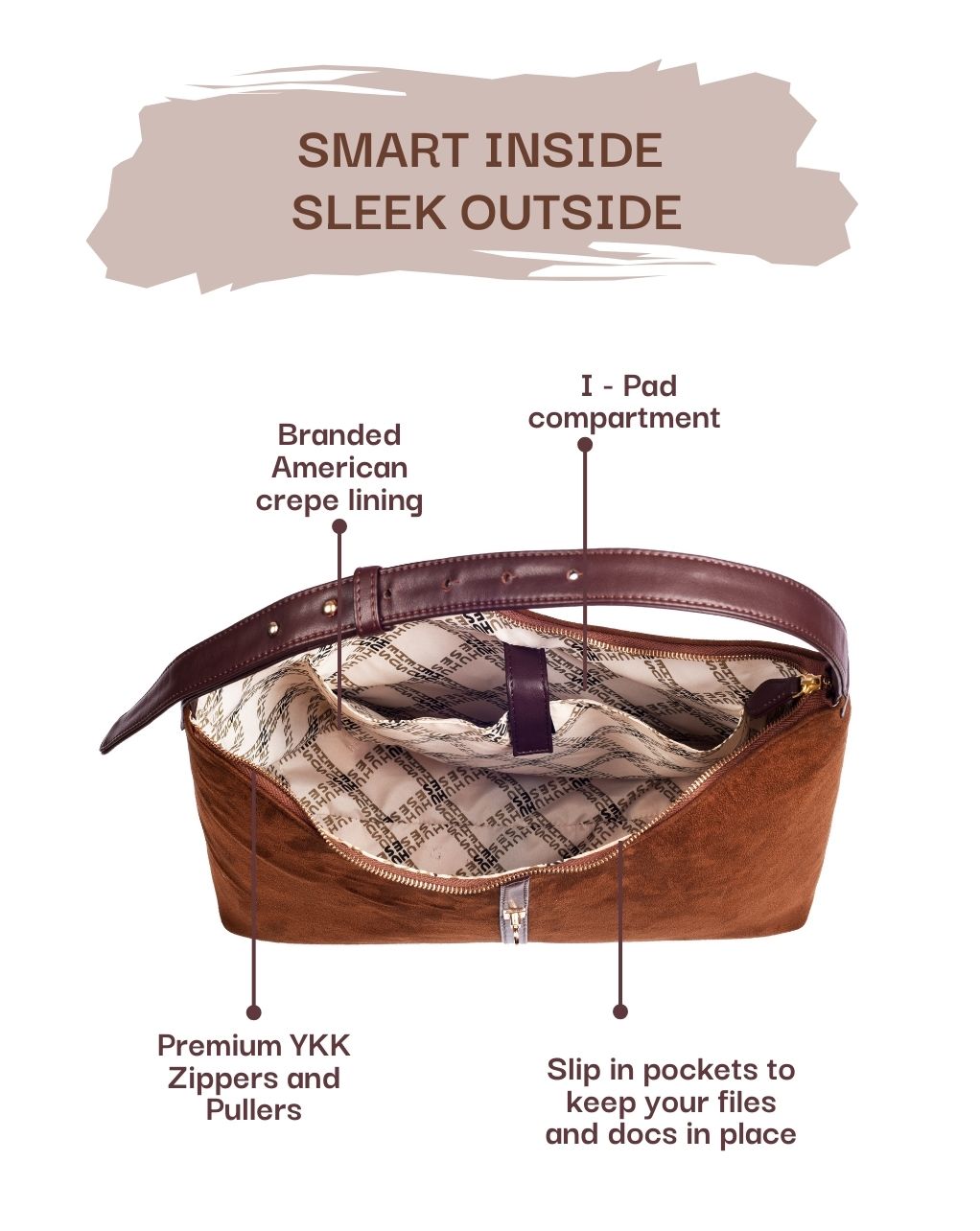 ISABELE TOTE | BROWN