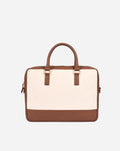 ROSS LAPTOP BAG | BROWN AND BEIGE