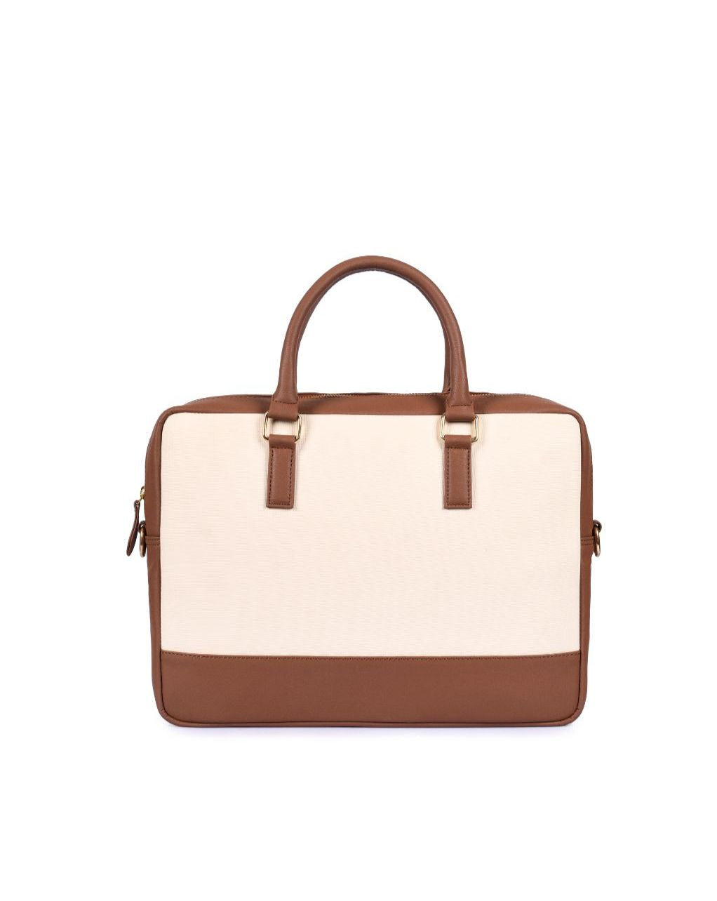 ROSS LAPTOP BAG | BROWN AND BEIGE
