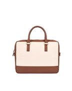 ROSS LAPTOP BAG | BROWN AND BEIGE