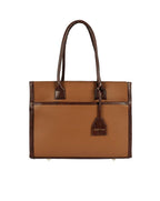 CANDICE LUXURY TOTE | TAN | LARGE