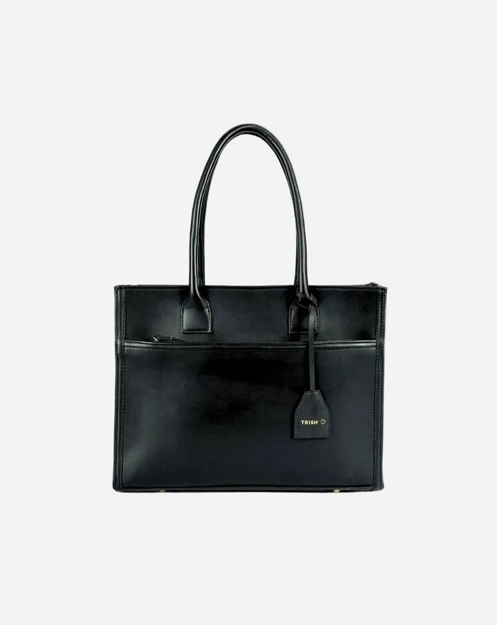 CANDICE LUXURY TOTE | ALL BLACK | MEDIUM