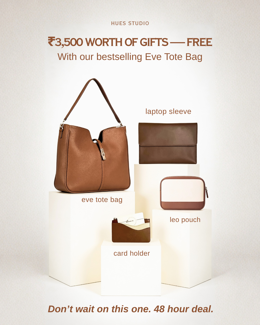 EVE MOCHA TOTE ( + 3 Gifts )