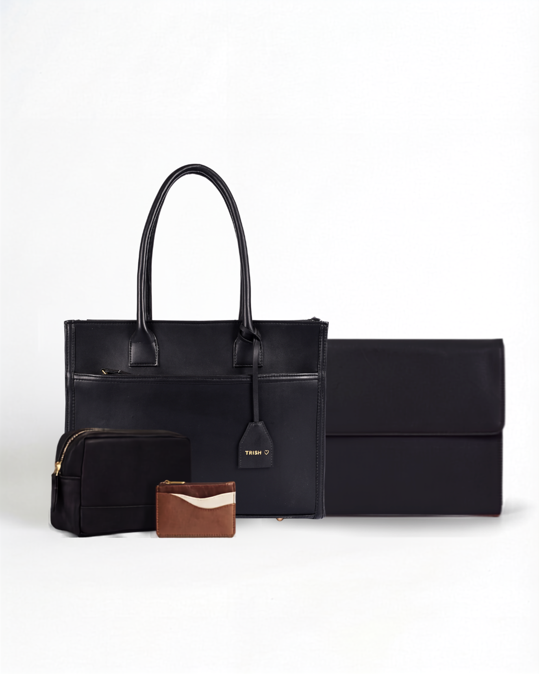 Candice Tote All Black - Medium + 3 Free Gifts