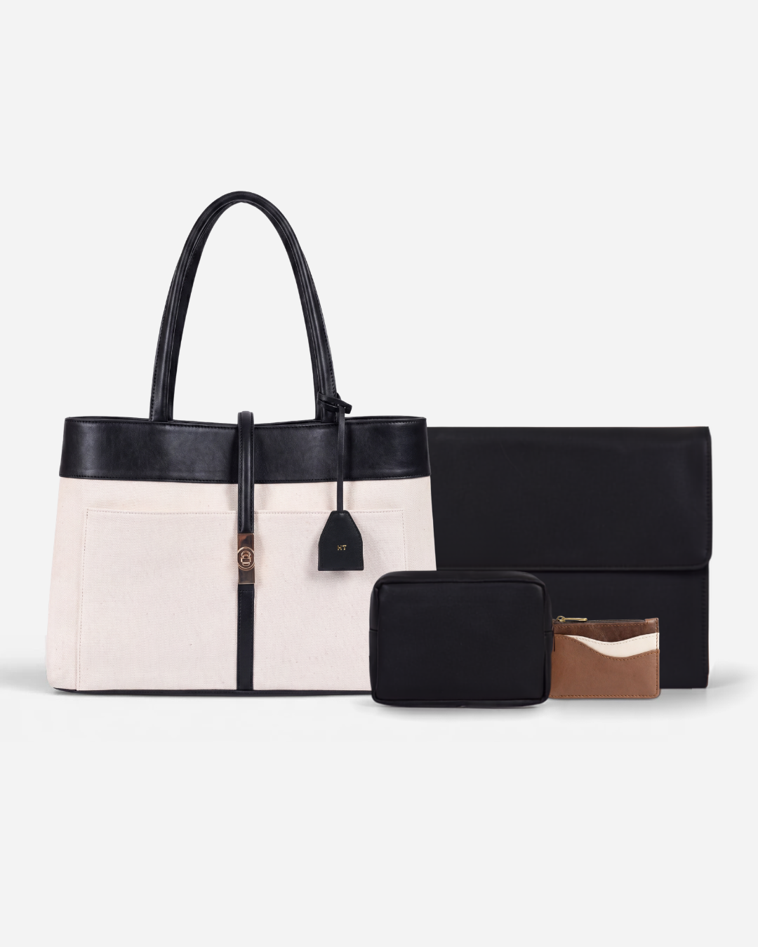 Mindy Tote Black - Large + 3 Free Gifts