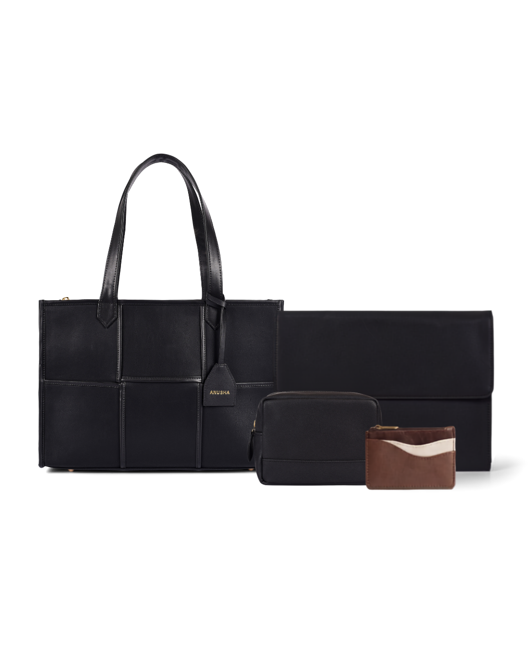 Ace Tote All Black - Medium + 3 Free Gifts