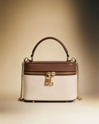 The Meg Sling Bag | Beige and Brown