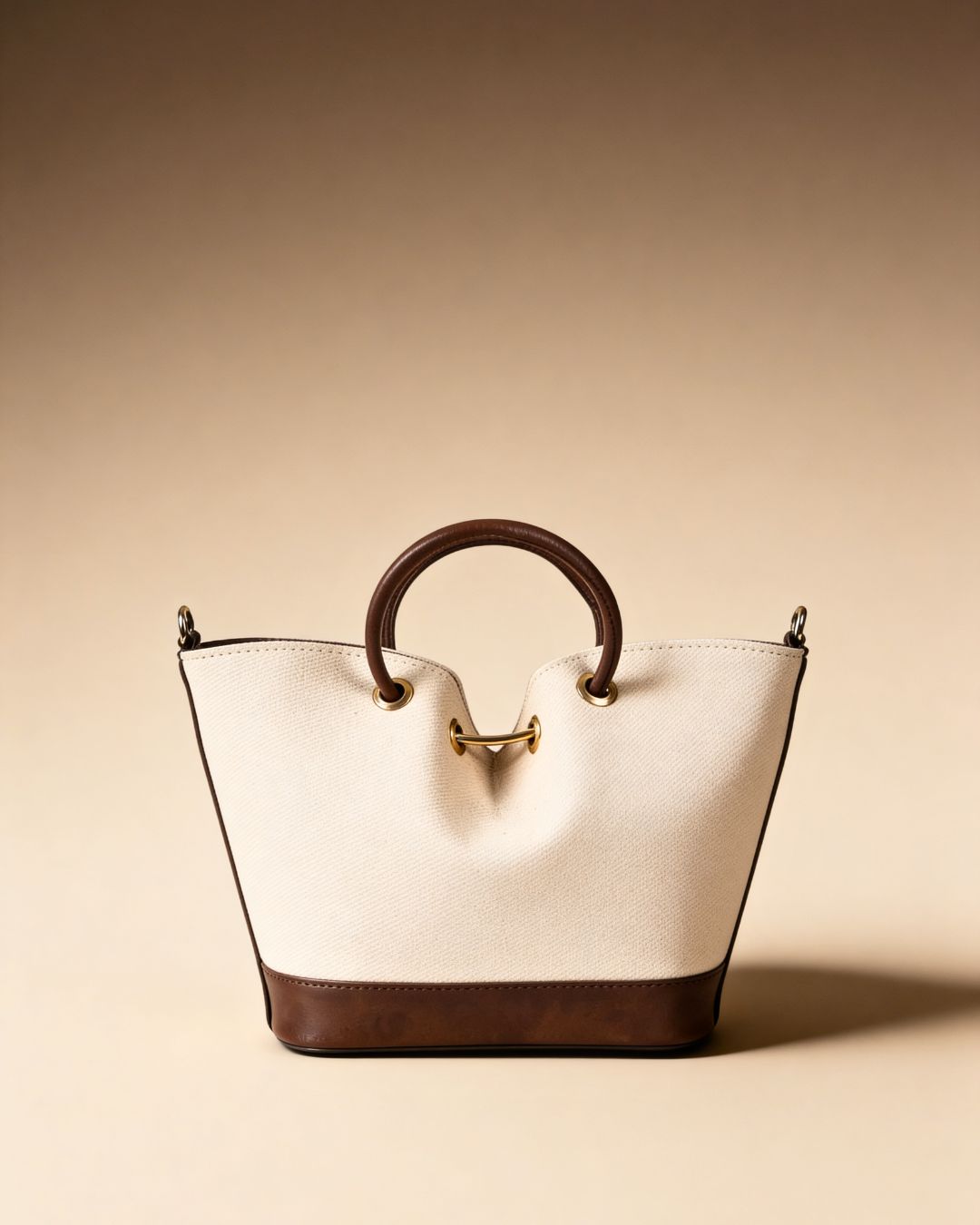 THE BUTTERFLY SLING BAG | BEIGE & BROWN