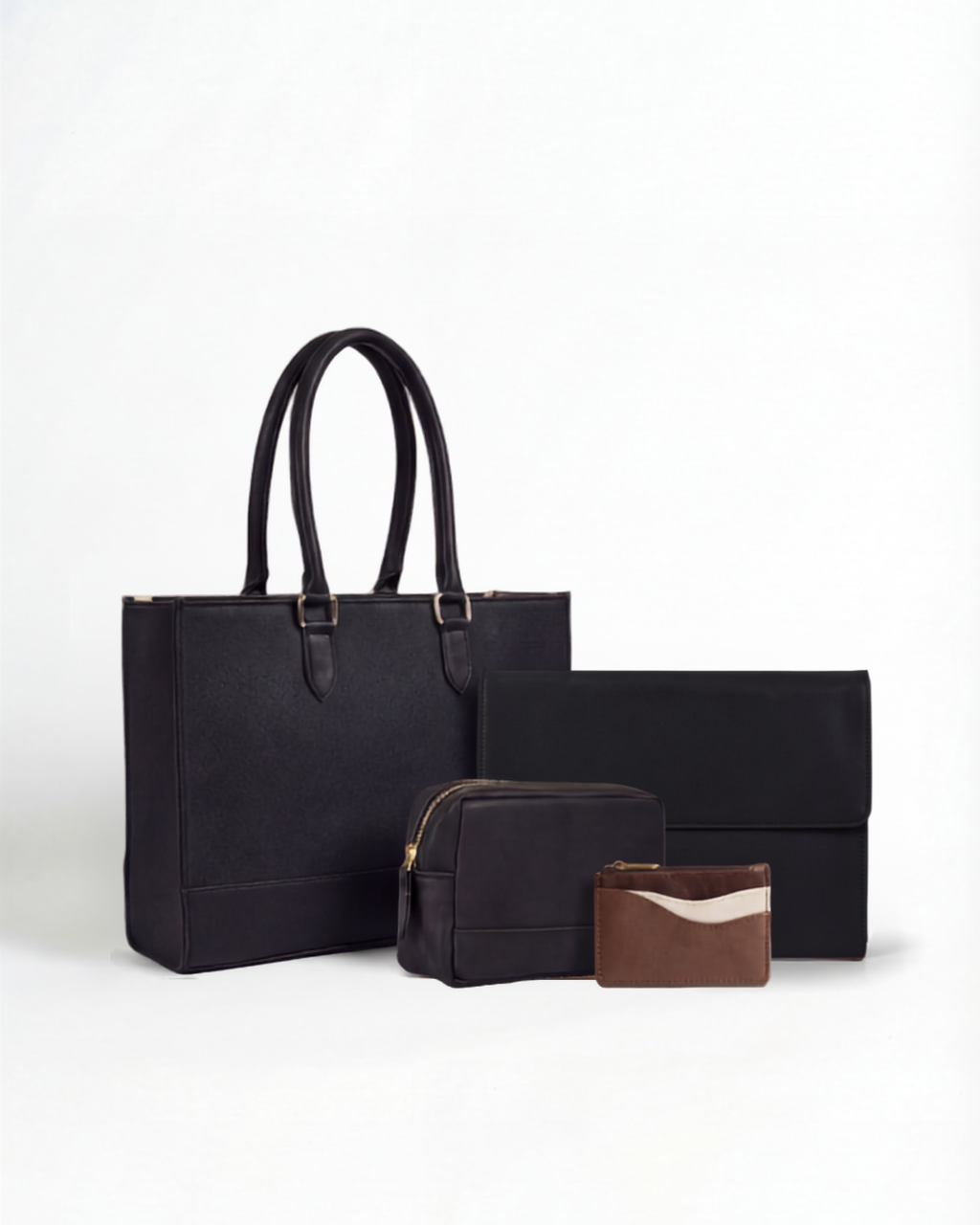 RACHEL TOTE - MEDIUM | ALL BLACK + 3 FREE GIFTS