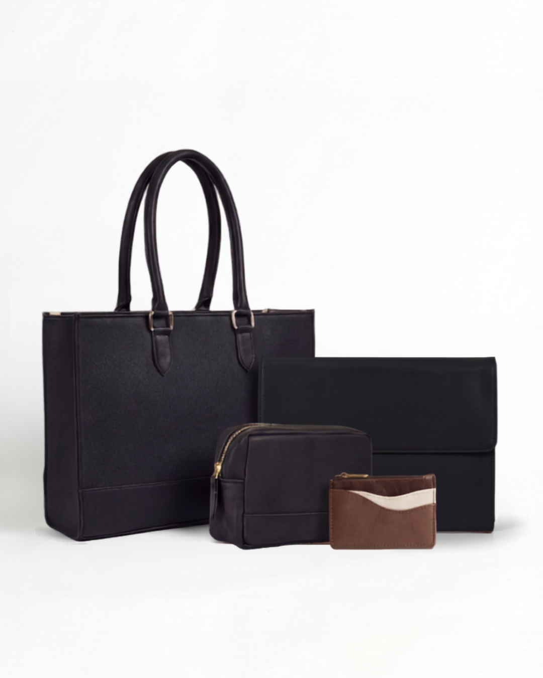 RACHEL TOTE - LARGE | ALL BLACK + 3 FREE GIFTS