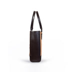 Rachel Tote Bag | Khaki and Chocolate Brown | Medium