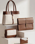 MINDY TOTE BROWN - MEDIUM + 3 FREE GIFTS